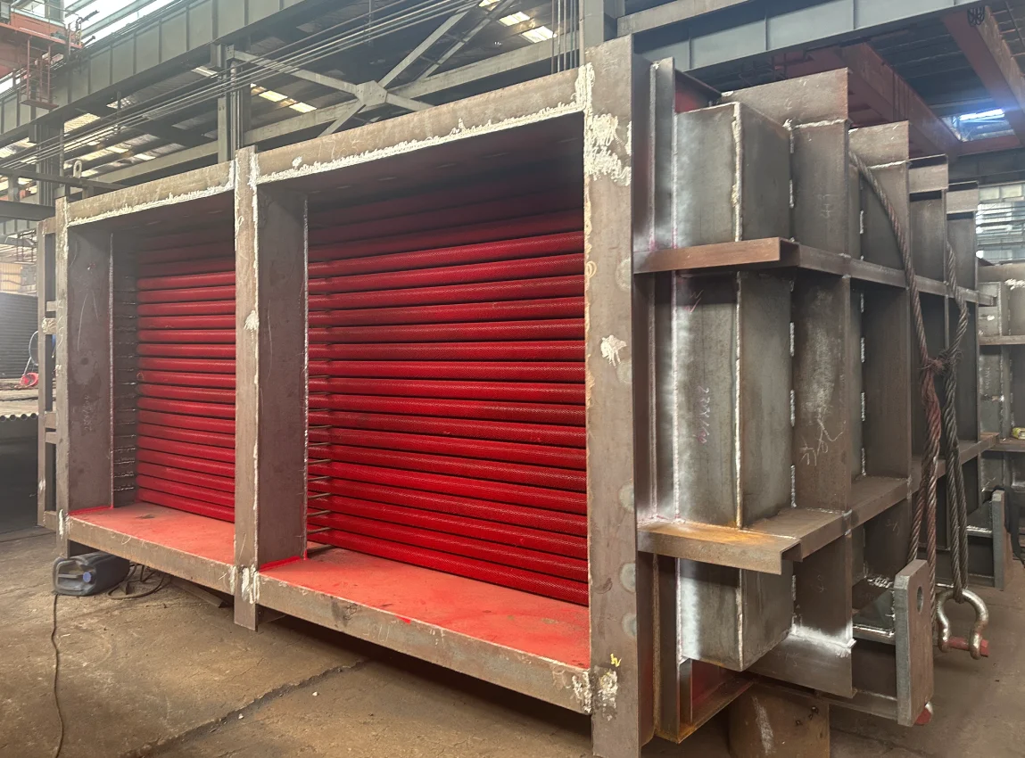 H Finned Tube Heat Exchanger used in boiler economizer for efficient heat recovery